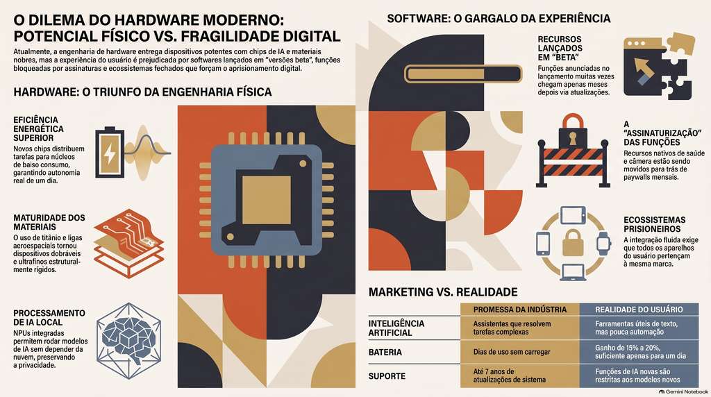 O Dilema do Hardware Moderno: Quando o Software Promete Tudo, Mas o Silício Cobra a Conta